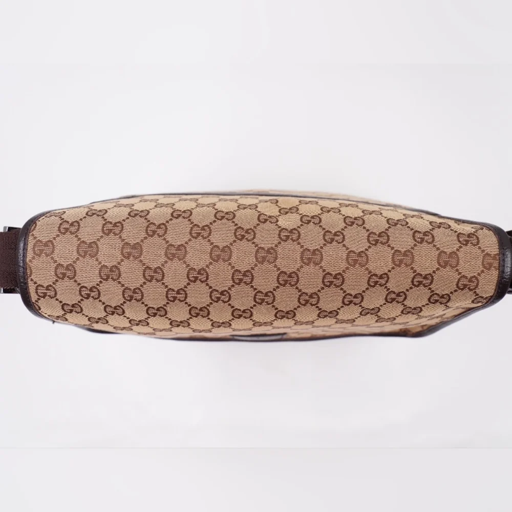 BL09 ❤️ Gucci GG Monogram Canvas Messenger Bag